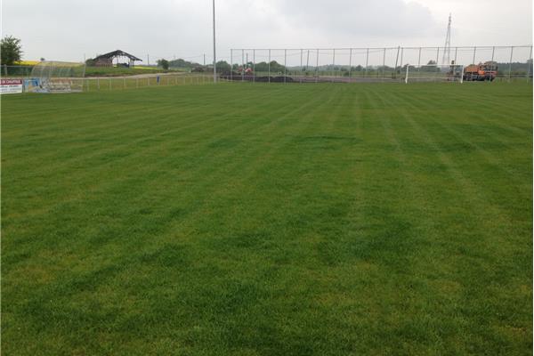 Aménagement terrain de football en gazon naturel - Sportinfrabouw NV